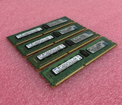 Samsung 8GB 1Rx4PC3L-10600R-09-10-C1-D2 M393B5270CH0-CH9Q4 RAM (Lot of 4)