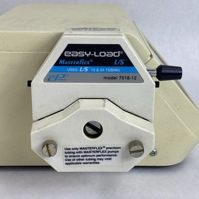 Cole-Parmer Masterflex 7524-00 Microprocessor Pump Drive w/ 7518-12 Pump Head