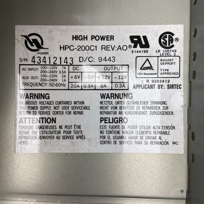 Acer AcerPower PT66HB MT Intel 80486Dx2 66MHz 8MB RAM No HDD No OS