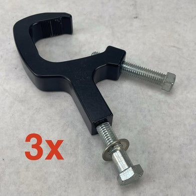 Lot of 3 Mega Clamps 385lbs Capacity