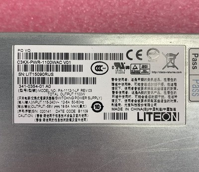 LiteOn PA-1112-1-LF 1100W Server Power Supply (Lot of 2)