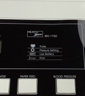 Heath Zenith BH-1750 Blood Pressure and Pulse Rate Unit Tested - Bad Arm Band