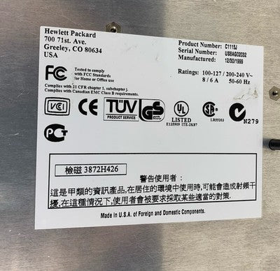 HP C1115J SureStore Optical 80ex Tape Drive
