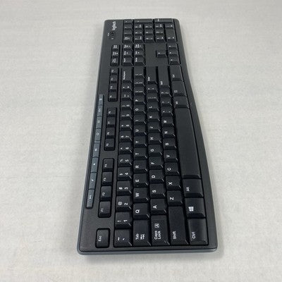 Logitech K270 Y-R0042 Wireless Keyboard Power Tested No USB Dongle - Lot of 7