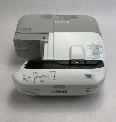 Epson H455A LCD Lamp Projector - No Remote Missing Port Cover 1478 Lamp Hours
