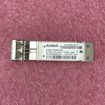 Avago AFBR-703SMZ-NA3 10G SFP+ Short Range Transceiver (Lot of 8)