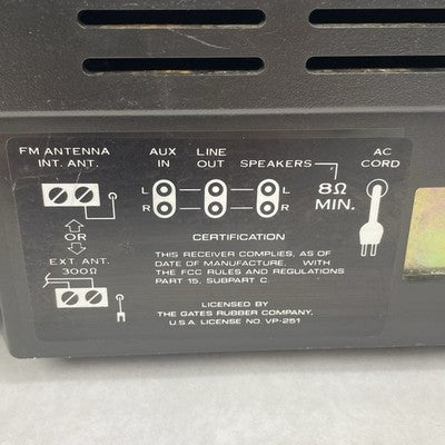 Pioneer Centrex TH-2211 8 Track Player Turntable AM FM Stereo System For Parts