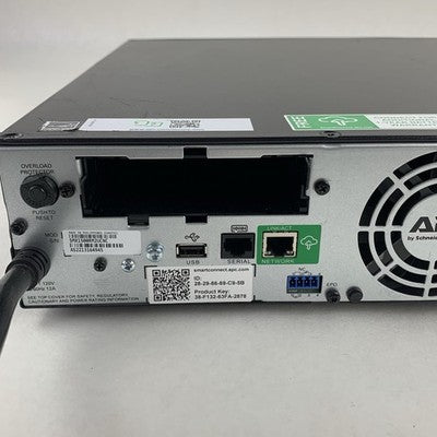 APC SMX1500RM2UCNC Battery Backup UPS Tested No Net Card No Batt No Faceplate