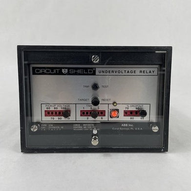 ABB Type 27n Circuit Shield Single Phase Undervoltage Relay - Untested
