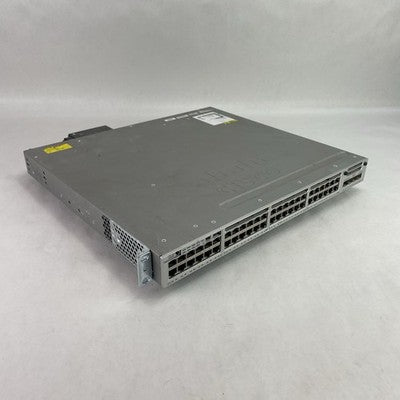 Cisco WS-C3850-48F-S 3850 1x PSU 48 1GE RJ-45 PoE Ports V07 Tested and Reset