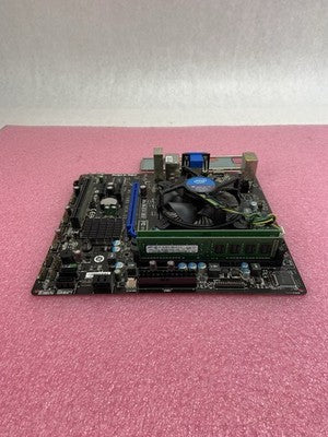MSI H61M-E23 Motherboard Intel Core i3-2100 3.1GHz 6GB RAM w/IO