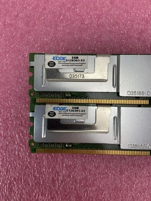 EdgeTech Edge 2GB 5126301-53 DDR SDRAM Lot of 4