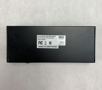 Tripp Lite B119-004-UHD 4-Port 4Kx2K UHD HDMI Switch