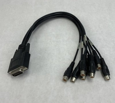NVT Smatrix 15-Pin DB15 Male to 8-Channel S-Video Audio Connector Cable