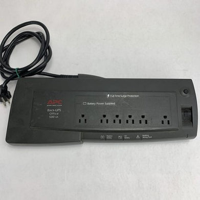 APC 500 VA Back-UPS Office Uninterruptable Power Supply BF500U - No Battery