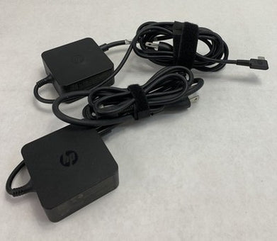 HP 45W USB-C Laptop AC Adapter Power Supply (Assorted Lot of 4)