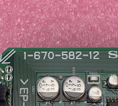 Sony 1-670-582-12  AU-260 E Board for Betacam SX DNW-A65 Cassette Player