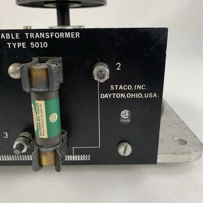 Staco Powerstat Type 5010 Variable Transformer 140V 7.0KVA 50A USAmade