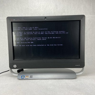 HP TouchSmart 320-1030 AIO AMD A4-3400 2.7GHz 4GB RAM No HDD No OS No AC