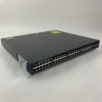 Cisco WS-C3650-48PS-S V05 Catalyst 3650 48-Port PoE+ 4x1G  Switch w/ PSU & Ears