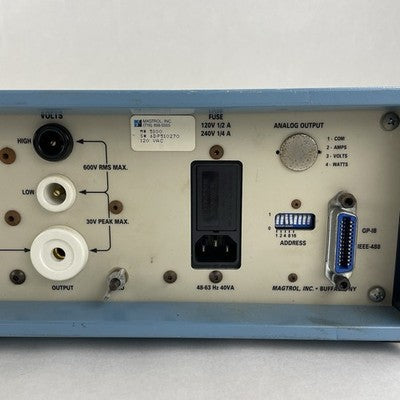 Magtrol 5100 Power Analyzer Power Tested