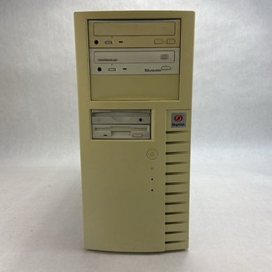 Vintage Unbranded Mid Tower Computer Case HEC HEC-250GR 250W ATX PSU