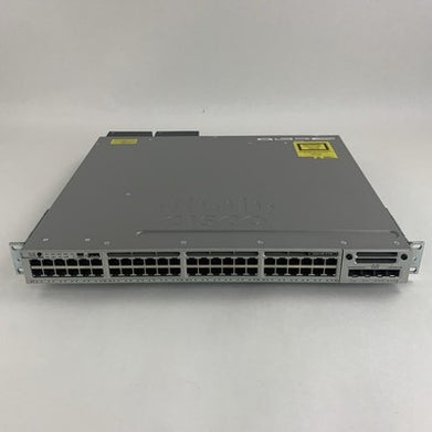 Cisco Catalyst WS-C3850-48U-S V07 48 Port Switch Tested w/C3850-NM-2-10G 2x PSUs