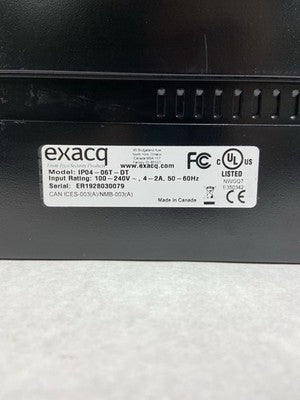 ExacqVision IP04-06T-DT ATX Case Sparkle FSP400-60GHS(85) 400W PSU