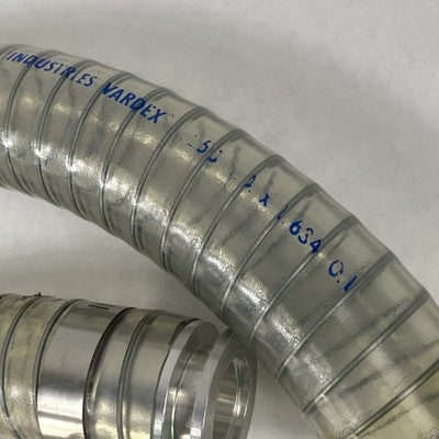 Newage Vardex 1.250 ID x 1.634 OD 5.5ft Steel Wire Reinforced PVC Suction Hose
