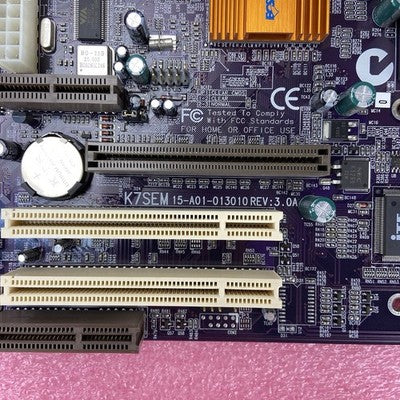 ECS SIS-730 Motherboard AMD Duron 1.3GHz 384MB RAM w/Shield Purple MB