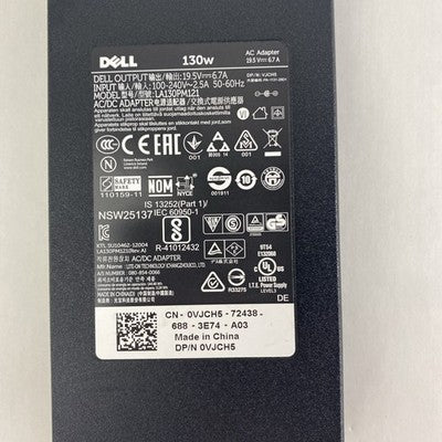 Dell LA130PM190 130W AC Adapter Lot of 5 No Power Cord