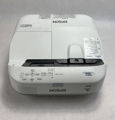 Epson BrightLink 595Wi H599A LCD Lamp Projector 2926 Lamp Hours - No Remote