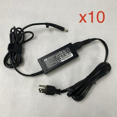 HP PPP009A 65W 19.5V 3.33A 7.4mm Tip Barrel Charger AC Adapter (Lot of 10)
