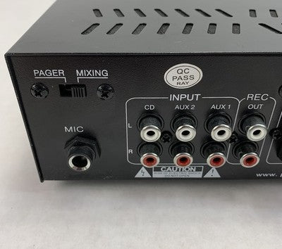 Pyle PTA2 2x40W Stereo Power Amplifier - Power Tested