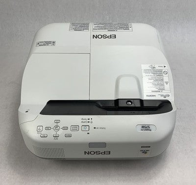 Epson H603A PowerLite 575W LCD Projector No Remote 2521 Lamp Hours