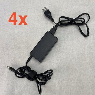 HP 65W Laptop Charger TPC-LA58 724264-001 PA-1650-39HA 19.5V + AC Cord Lot of 4