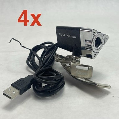 Aluratek AWC01F HD 1080P Video Webcam Lot of 4