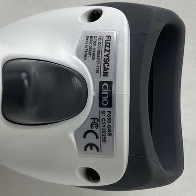 Cino Fuzzyscan F680-GSR USB Handheld Barcode Scanner Tested
