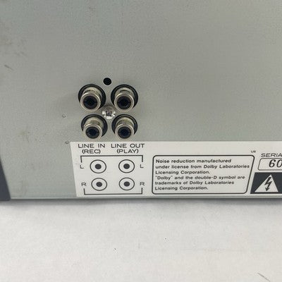 Hitachi D-W450 Dual  Cassette Deck  Dubbing Parts Or Repair