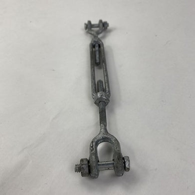 Galvanized Jaw and Jaw 3/8" Turnbuckle 8.5" to 12" Lot of 4