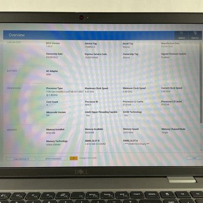 Dell Latitude 5520 15.6" i5-1135G7 2.40 GHz 8GB RAM No SSD No OS No Battery READ