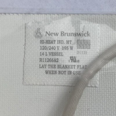 New Brunswick M1376-8013 Fermentation Heating Pad Blanket 27.5" x 11.5" For 14 L