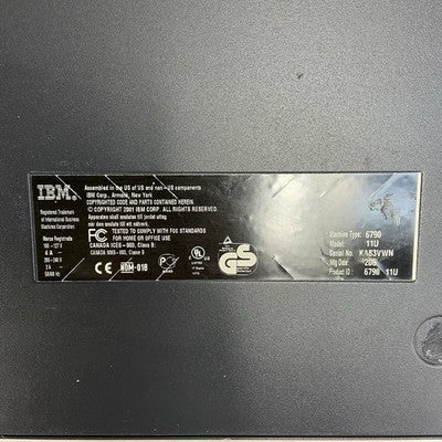 IBM NetVista 6790 11U DT Pentium 4 1.6 GHz 512 MB RAM No HDD No OS 2000 COA