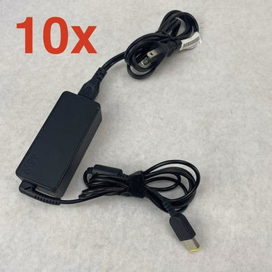 Lenovo 45W 20V 2.25A AC Adapter ADLX45NCC2A Square Tip Lot of 10