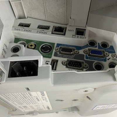 Epson H600A BrightLink 585Wi LCD Projector Lamp Hours 1781-4347 - No Remote