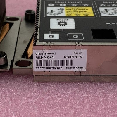 HP BL460c Gen10 874213-001 847492-001 Heatsinks For CPU - Lot Of 2
