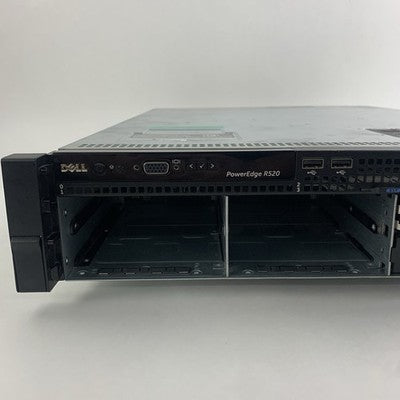 Dell PowerEdge R520 2U Server 2x Xeon E5-2440 2.4 GHz 96 GB RAM No OS No HDD