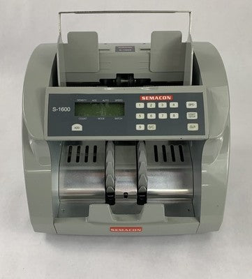 Semacon S-1600 Premium Bank Grade Currency Counter - Parts or Repair