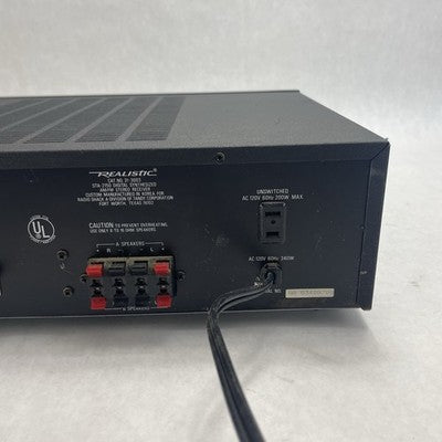 Realistic STA-2150 Receiver  Tested