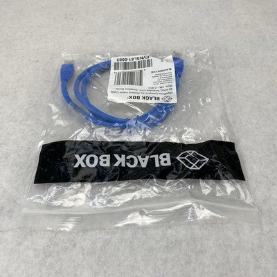 Black Box EVNSL81-0003 GigaBase Cat5e 350MHz 3ft 24AWG Stranded UTP (Lot of 27)
